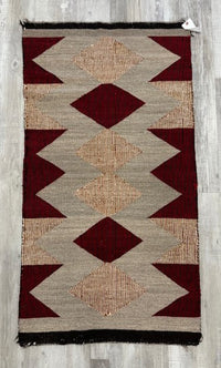 Navajo Rug with Raised Outline, New Lands