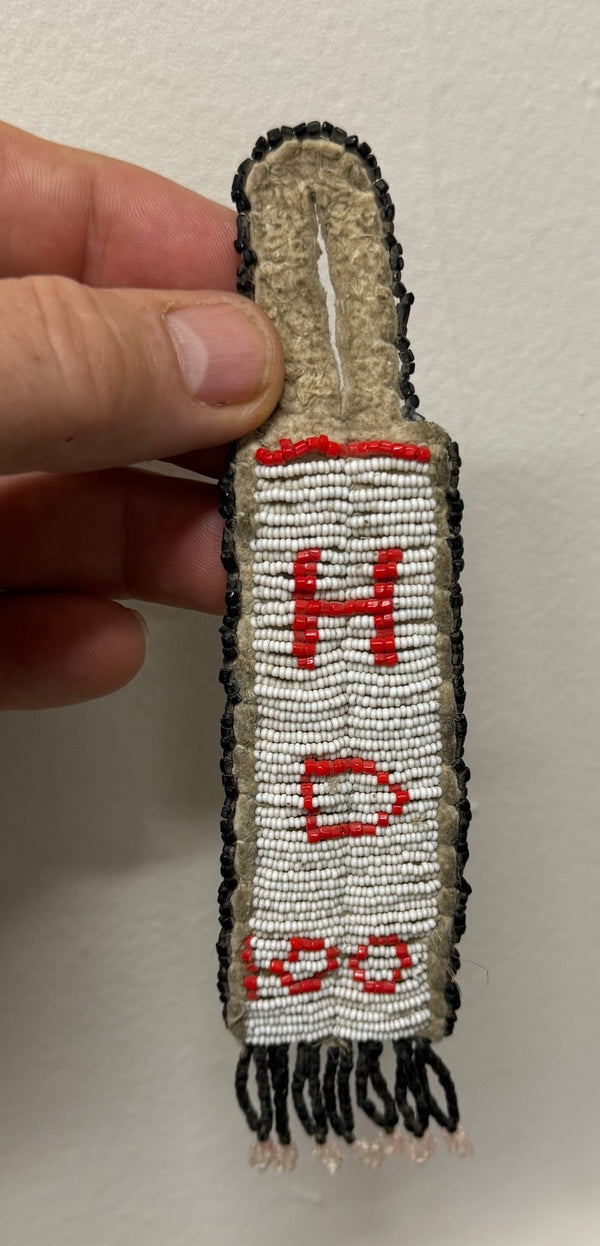 Sioux Sinew Sewn Beaded Fob