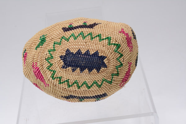Makah Basket over Abalone Shell