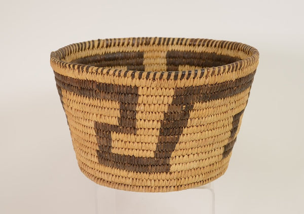 Older Papago Basket, Tucson Az - Finger Dance Motif