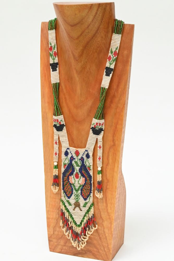 Vintage Plains Beaded Necklace