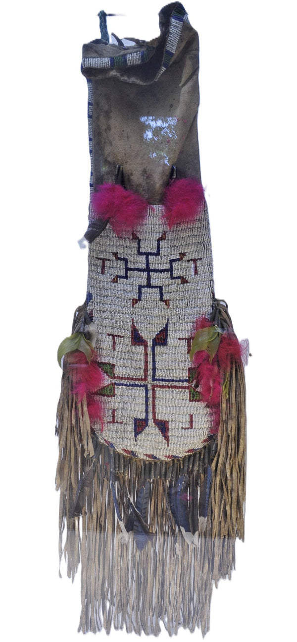 Plains Sioux Plateau Large Beaded Pipe Bag