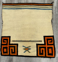 Antique Navajo Single Saddle Blanket