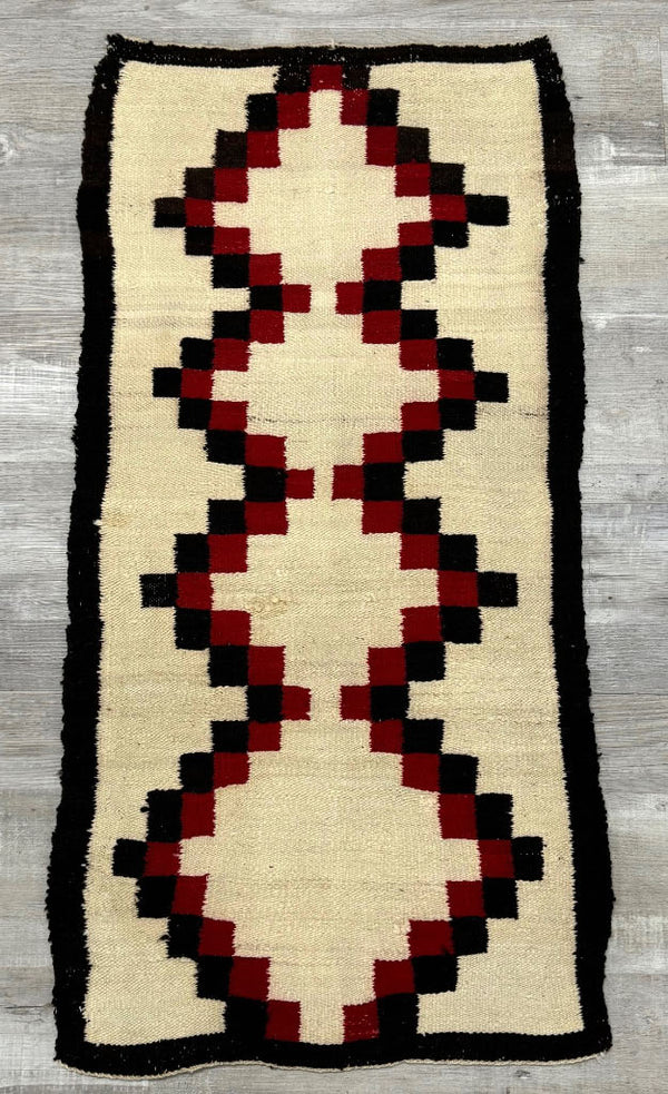 Navajo Rug, Ganado, AZ - Cloud motif