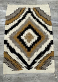 Navajo Rug; Natural Eye Dazzler