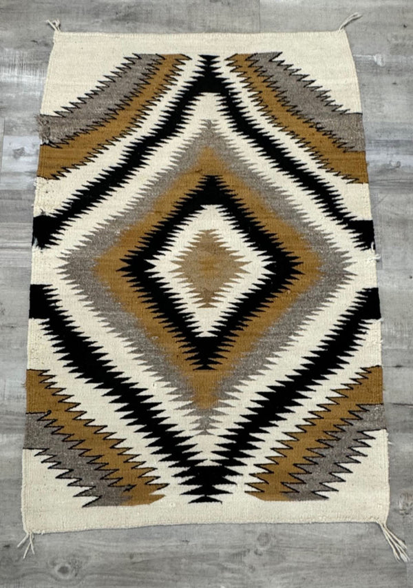 Navajo Rug; Natural Eye Dazzler