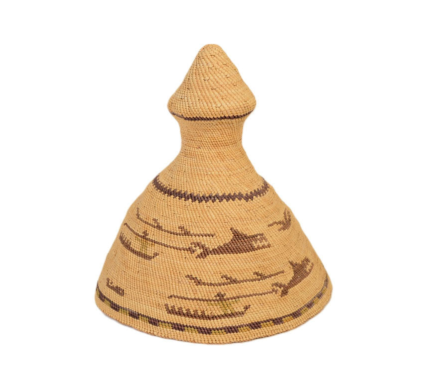 Makah or Nuu-chah-nulth - Nootka Basket Whaling Hat