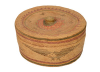 Large Makah Lidded Basket