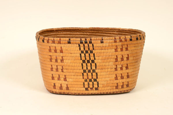 Salish Oval Basket, Thompson River
