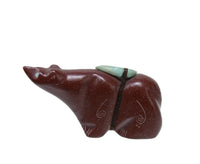 Zuni Bear Fetish carved from Pipestone