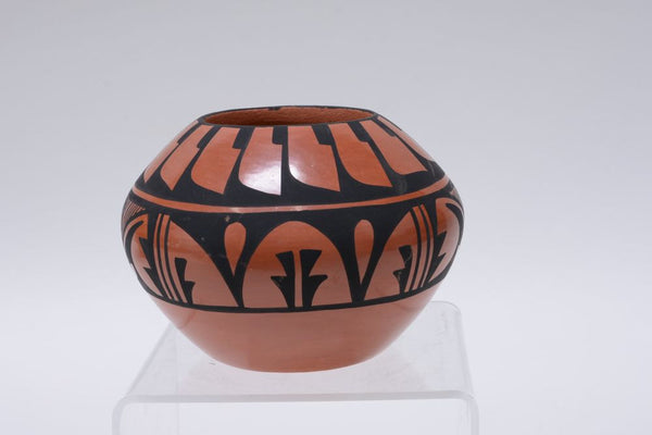 Jemez Painted Red pottery by Edwina Tortalita