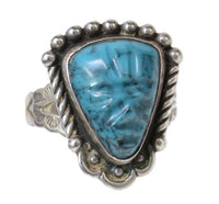 Taxco Sterling Silver Ring with Turquoise mask