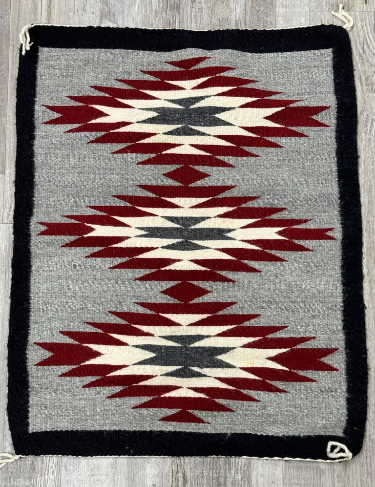 Navajo Ganado, AZ Three Cloud Motif Rug