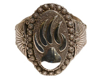 Navajo Bear Paw Bracelet Ben Begaye, Sterling Silver