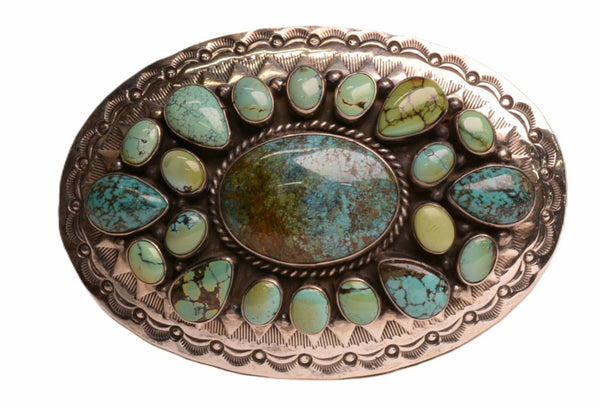 Navajo Buckle by Rex Abeita