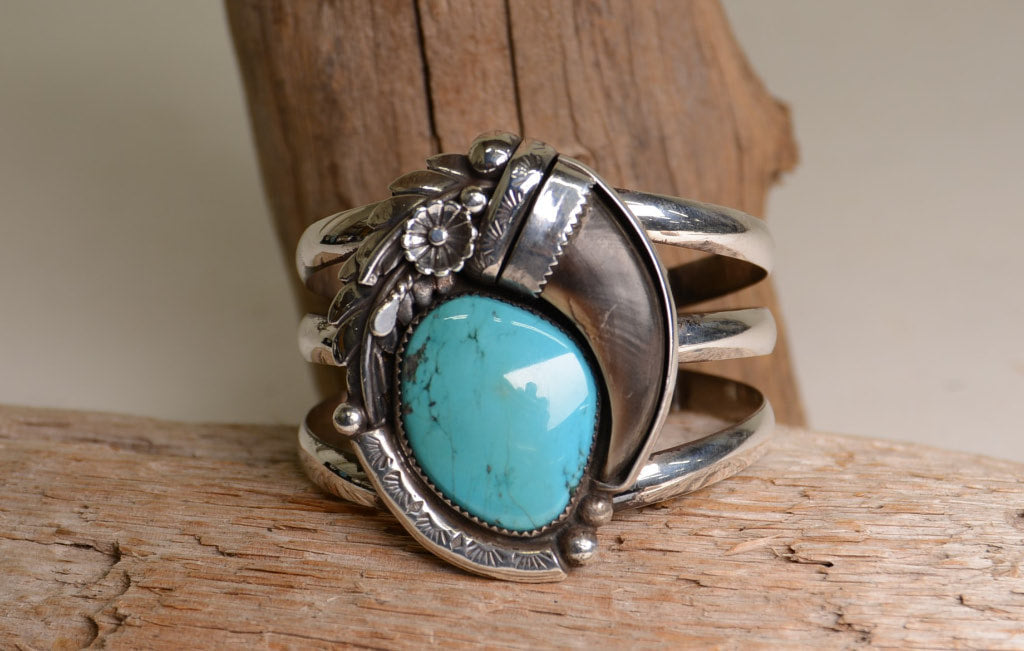 Navajo Sterling Silver Cuff Bracelet