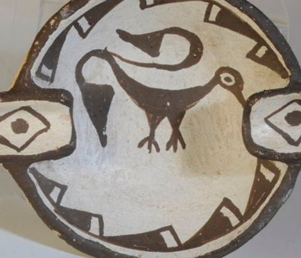 Zuni Pueblo Ash Tray Pottery By CG Wallace