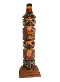 Vintage Eagle Totem by Larry Rudick