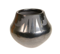 San Ildefonso Pueblo Black Pot By Marie + Santana