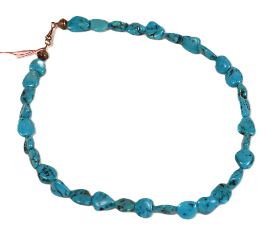 Santo Domingo or Navajo Turquoise Necklace