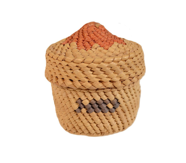 Fine Makah Basket by Agnes Olamora