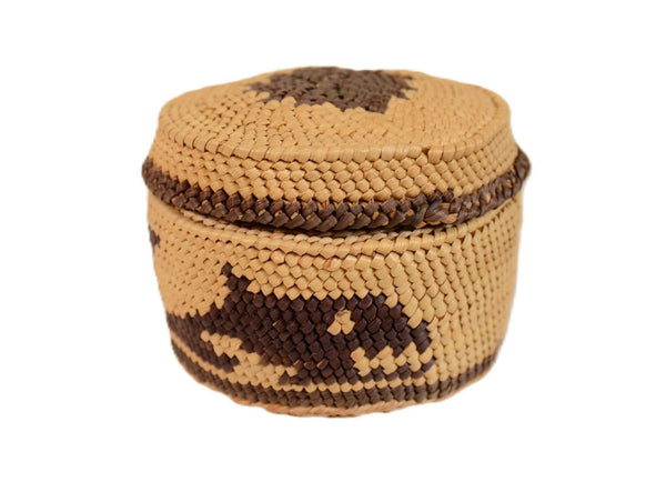 Fine Miniature Makah Basket by Frances Williams