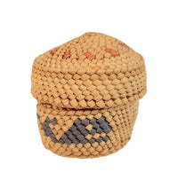 Fine Miniature Makah Basket with Whale