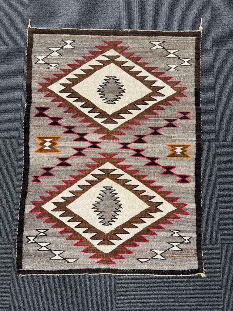 Navajo Red Mesa Outline Rug