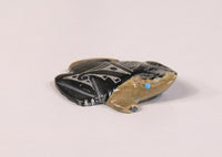 Zuni Frog Fetish: Egyptian Marble Frog by Bremette Epaloose (d)