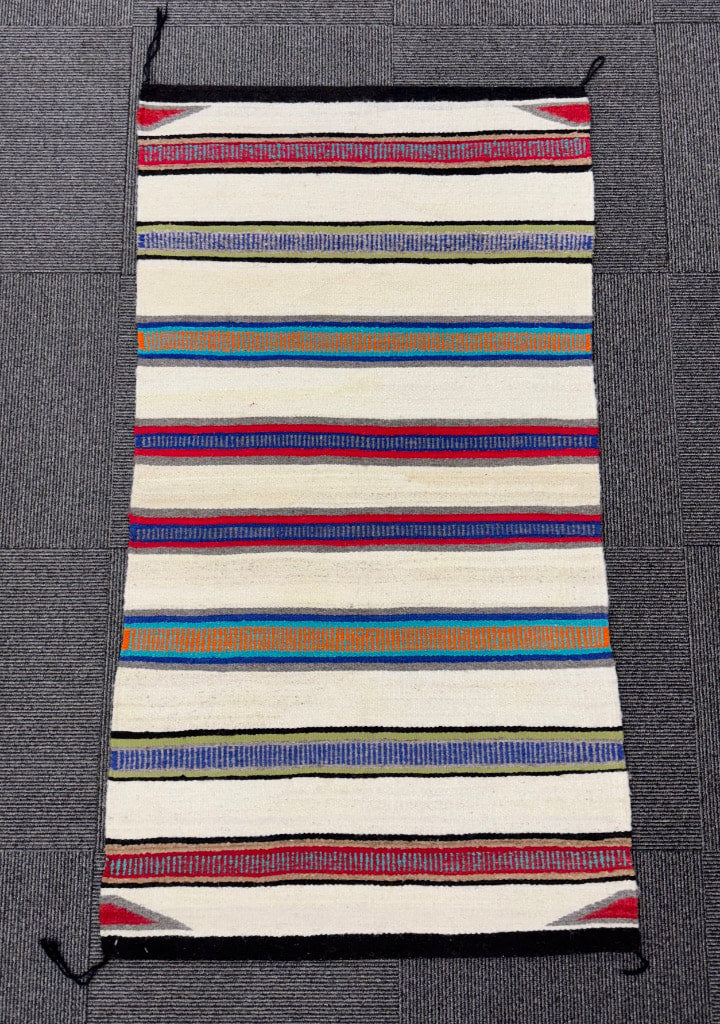 Vintage Navajo Double Saddle Blanket