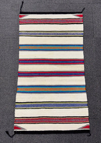 Vintage Navajo Double Saddle Blanket