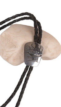 Navajo Desert Road Runner Bolo tie