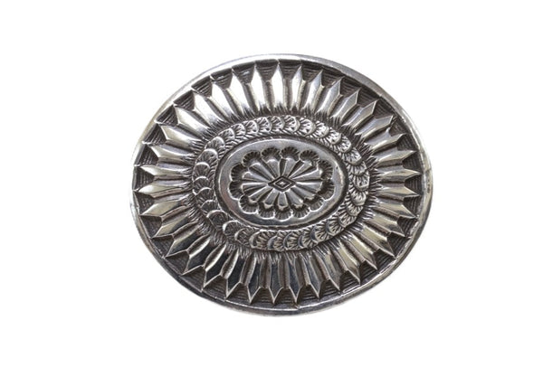 Navajo Sterling Silver Concho Pin / Pendant