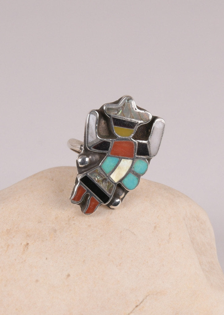 Zuni Ring Rainbow Dancer Size 6
