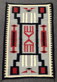 Navajo Crystal Rug with Storm Pattern Design