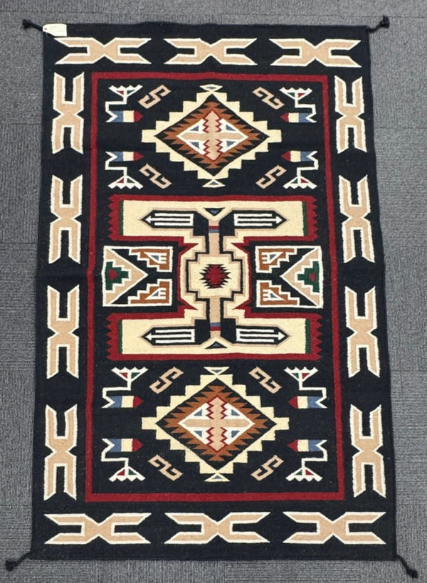 Southwest Style, Non-Navajo Rug, Navajo Teec Nos Pos Style