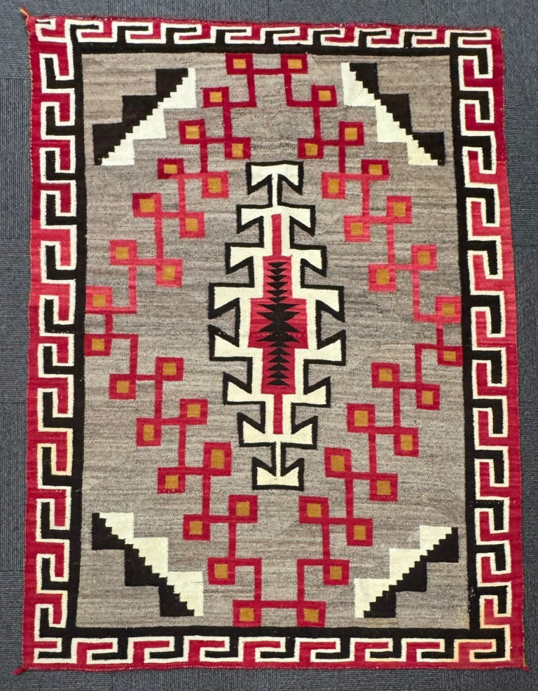 Antique Large Navajo Klagetoh Rug