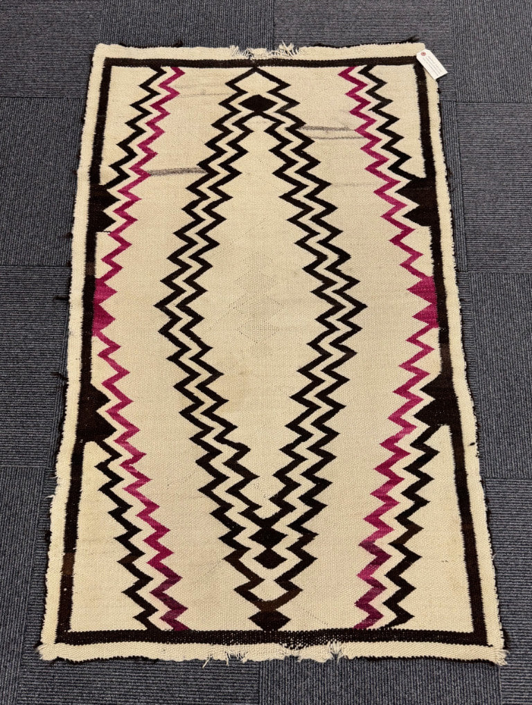 Antique Navajo Transitional Rug