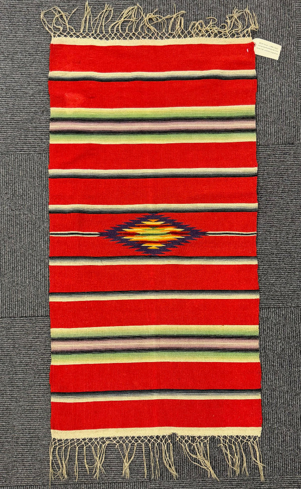 Antique Mexican Blanket, Saltillo