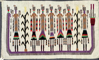 Navajo Shiprock Yei Rug by Fred Harvey