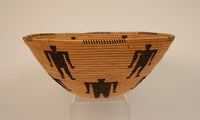 Panamint Polychrome Basketry Bowl with Figures