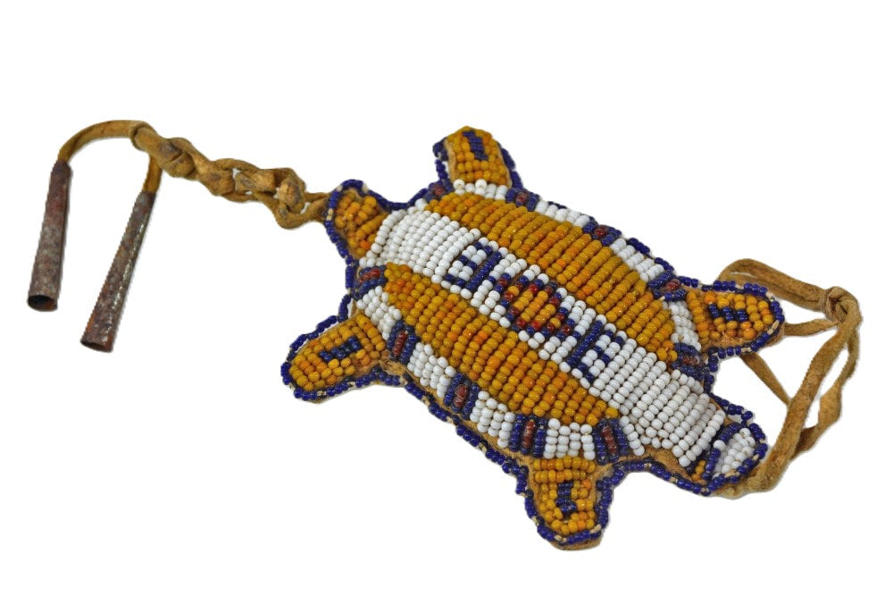 Plains Beaded  Small Umbilical Cord Fetish