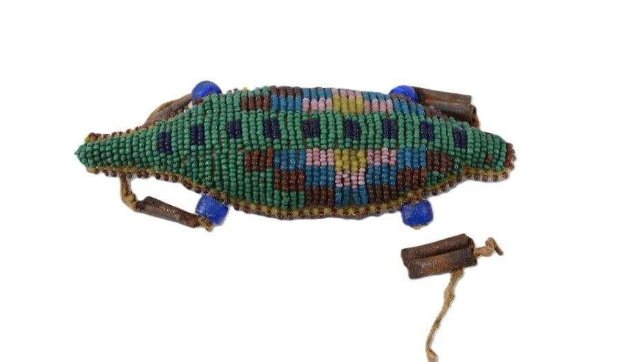 Plains Beaded  Small Umbilical Cord Fetish