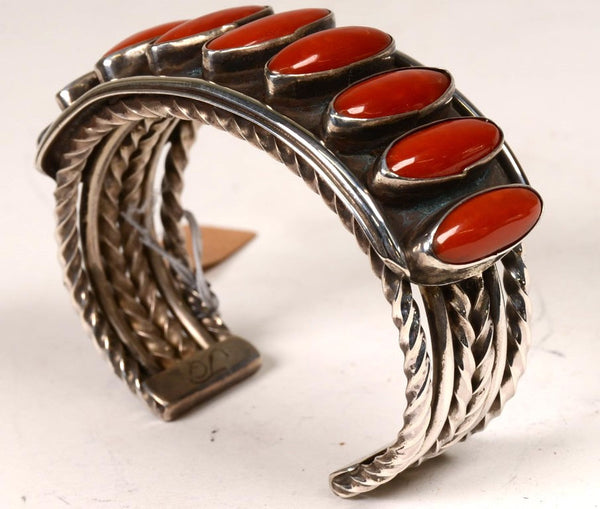Navajo Sterling Silver Cuff Bracelet