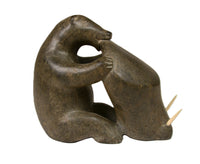 Eskimo Inuit Stone Carving Sculpture