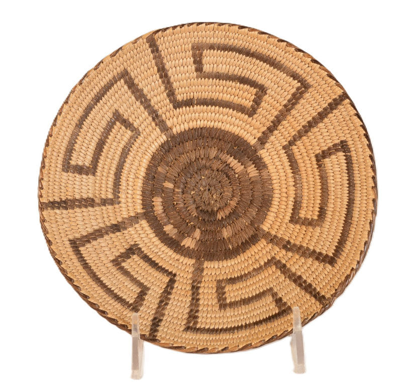 Pima Basket Tray, Finger Dance Whirl
