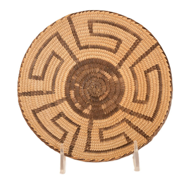 Pima Basket Tray, Finger Dance Whirl