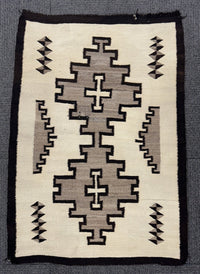 Navajo Rug Early Two Gray Hills