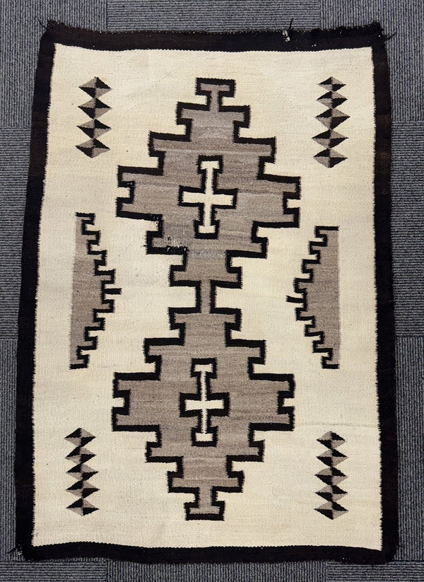 Navajo Rug Early Two Gray Hills