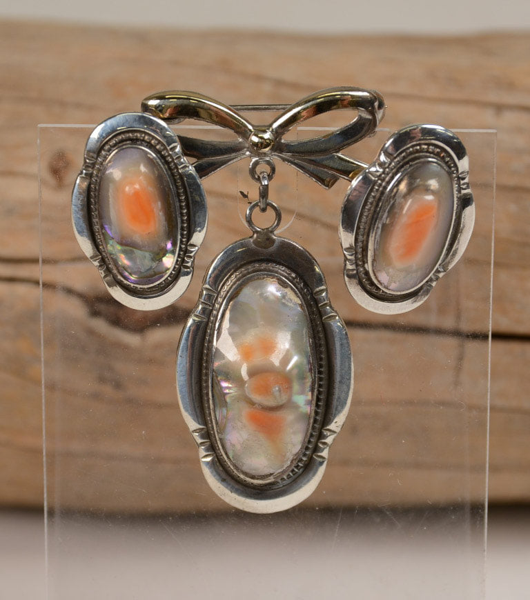 Navajo Jewelry Set; 2 Navajo Earrings and 1 Pendant